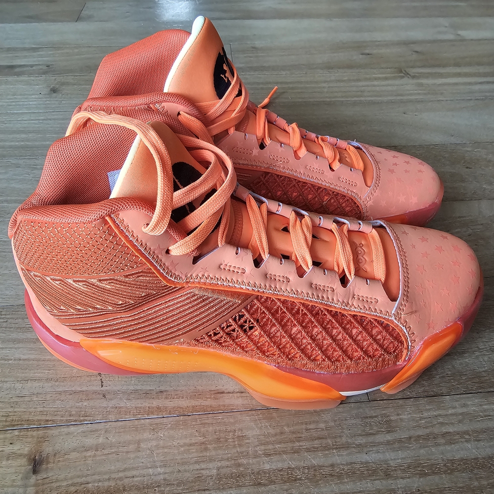 Nike Air Jordan 38 Low WNBA orange Shoes Size 8.5 Women - Picture 3 of 9